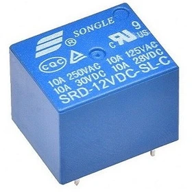 رله ۱۲ ولت ۱۰ آمپر SONGLE مدل SRD-12VDC-SL-C