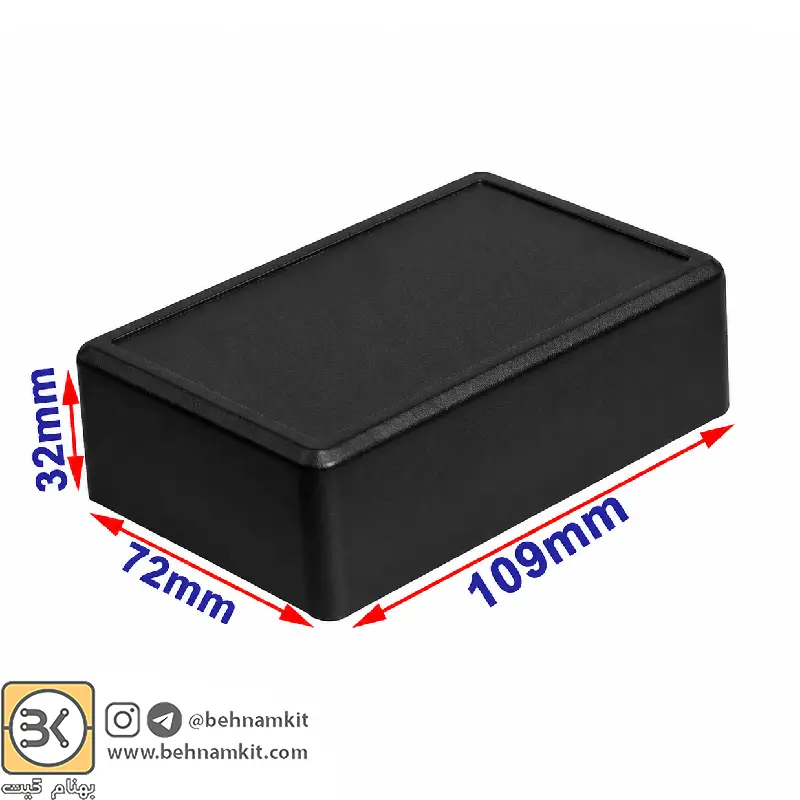 جعبه 11 × 7 سه سانتی مشکی