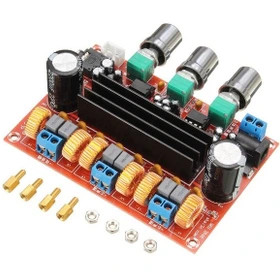 ماژول آمپلی فایر XH-M139 ظرفیت ۲x۵۰ وات + ۱۰۰ وات با چیپ TPA3116D2
